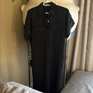 Massimo Black Midi Dress